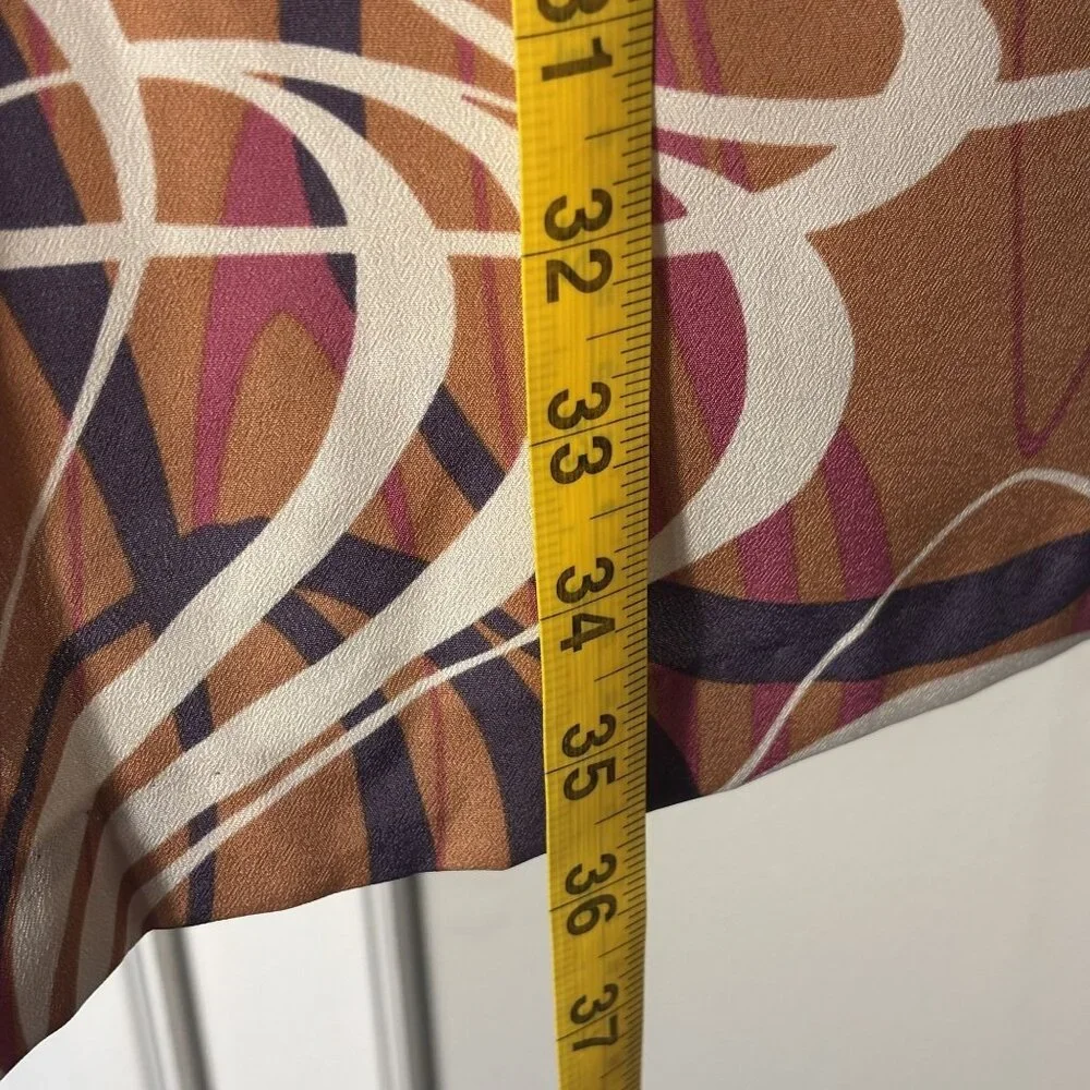 Banana Republic Womens Sleeveless Multicolor Swirl Print Dress Size 6 - Picture 4 of 11